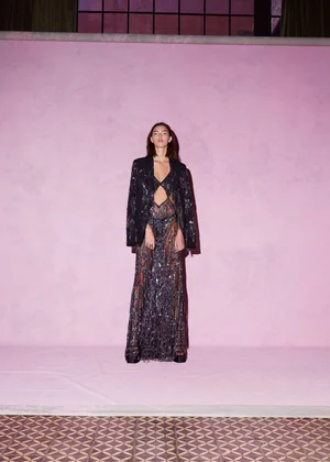 ANODISÉ FRINGE JACKET AND DRESS