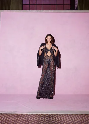 ANODISÉ FRINGE JACKET AND DRESS