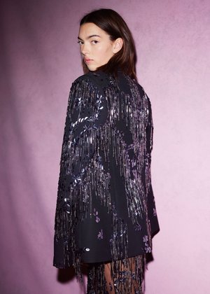 ANODISÉ FRINGE JACKET AND DRESS