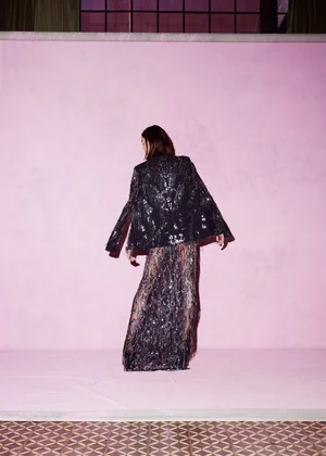 ANODISÉ FRINGE JACKET AND DRESS