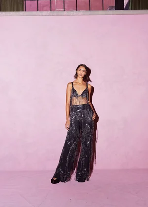ANODISÉ FRINGE TOP AND PANT