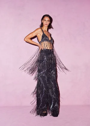 ANODISÉ FRINGE TOP AND PANT