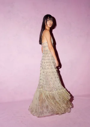 JADE SUNBURST MEDALLION DRESS