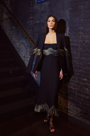 LE ALBA FRINGE DRESS AND JACKET
