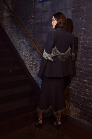 LE ALBA FRINGE DRESS AND JACKET