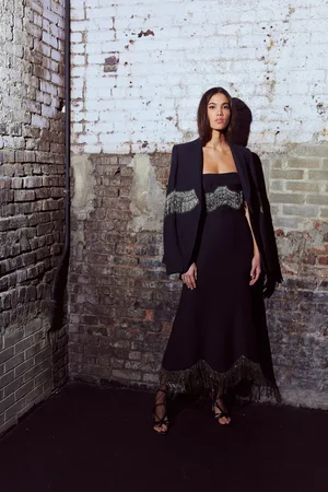LE ALBA FRINGE DRESS AND JACKET