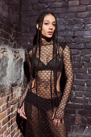 RETE 30 NETTING DRESS
