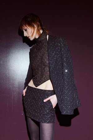 RETE 20 NETTING JACKET, SKIRT AND TOP