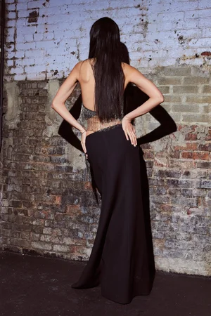 LE ALBA FRINGE TOP AND SKIRT