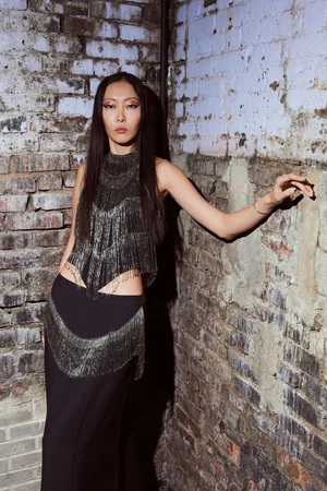 LE ALBA FRINGE TOP AND SKIRT