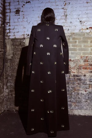 HELIOCENTRIC COAT, TOP AND SKIRT