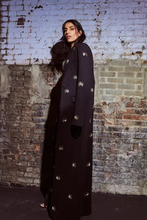 HELIOCENTRIC COAT, TOP AND SKIRT