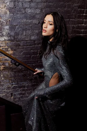 RADIEUX DECO SILVER DRESS