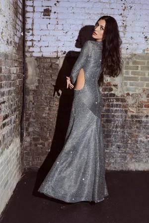 RADIEUX DECO SILVER DRESS