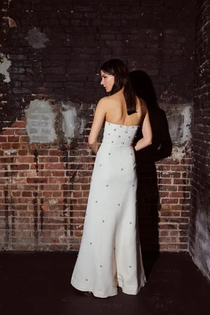MINI PEARL MEDALLION DRESS