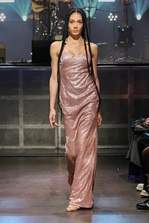 RADIEUX DECO ROSE DRESS