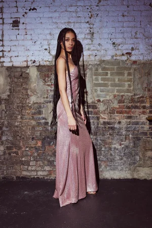 RADIEUX DECO ROSE DRESS