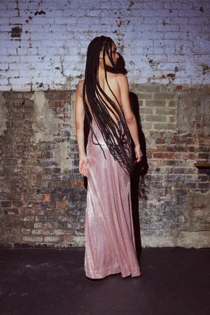 RADIEUX DECO ROSE DRESS