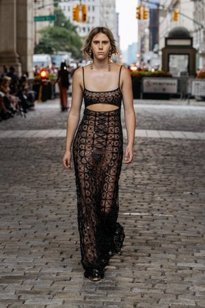 NEO-CLASSICAL NETTING DRESS