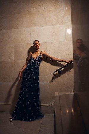 DECO MEDALLION DRESS
