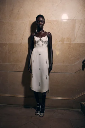 DECO MEDALLION DRESS