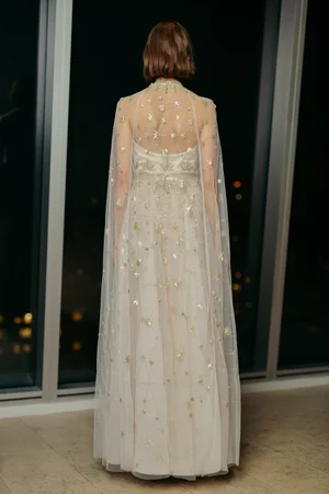 POWDER CONSTELLATION BUSTIER DRESS