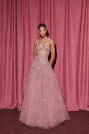 PEARL MEDALLION CABOCHON DRESS