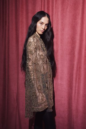 DENTELLE SHIRT DRESS