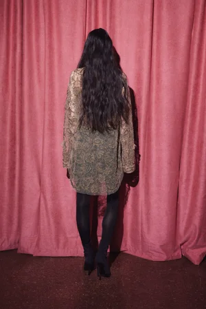 DENTELLE SHIRT DRESS
