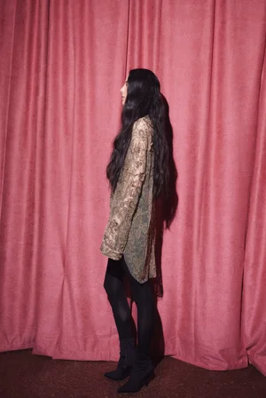 DENTELLE SHIRT DRESS