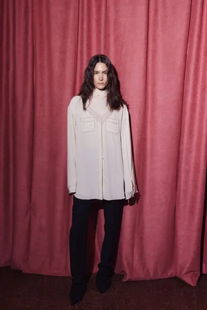 FEATHER FRINGE COAT SHIRT DRESS AND SCARF
