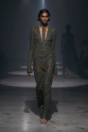 GEO DENTELLE DRESS