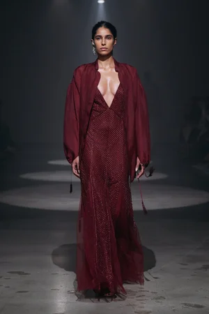 CRYSTAL GRID DRESS AND JACKET