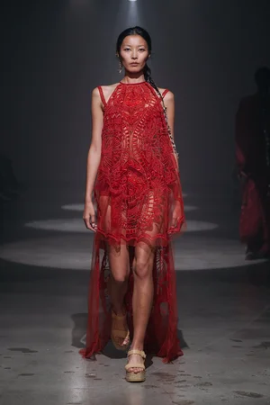 REVÉ CAPED DRESS