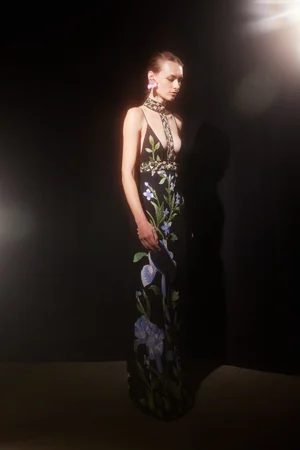 DENTELLE MULTI gown and halter