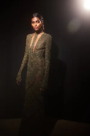 GEO DENTELLE DRESS