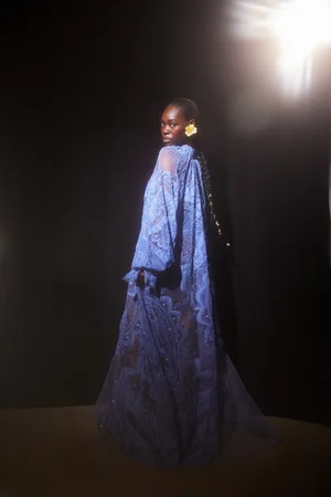REVÉ CAPED DRESS