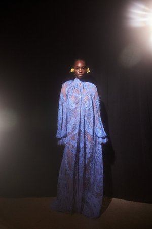 REVÉ CAPED DRESS