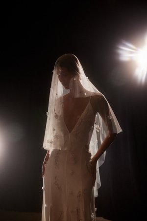 LILY OF THE VALLEY HYALUS DRESS AND VEIL