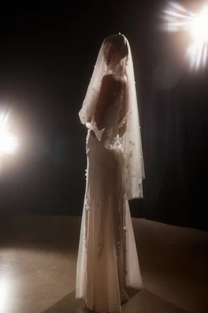 LILY OF THE VALLEY HYALUS DRESS AND VEIL