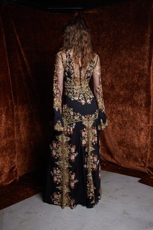 MEMENTO FIORI SLEEVED DRESS