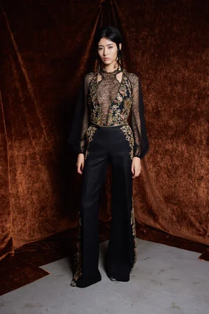 MEMENTO FIORI VEST AND TROUSER