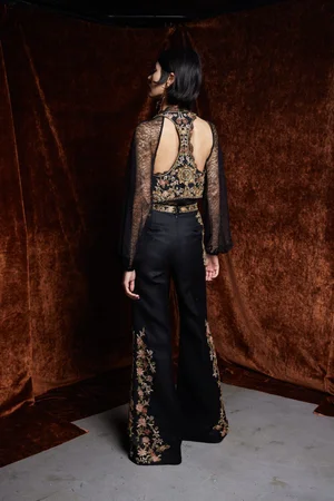 MEMENTO FIORI VEST AND TROUSER