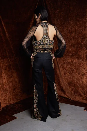MEMENTO FIORI VEST AND TROUSER