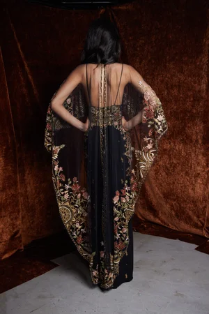 MEMENTO FIORI DRESS AND CAPE