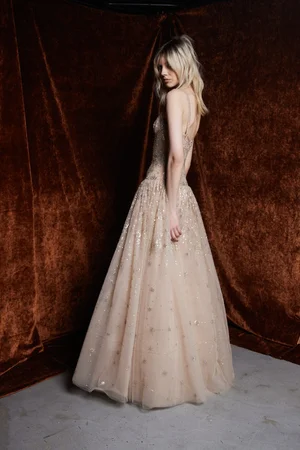 CHAMPAGNE CONSTELLATION DRESS