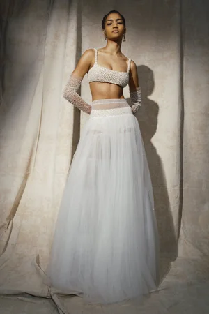 ASYMMETRIC PEARL SET