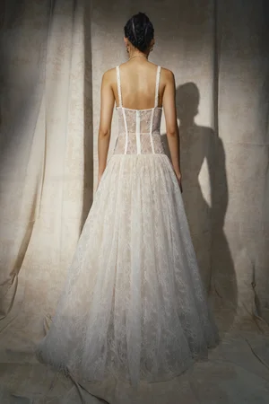 PEARL FIL COUPÉ LACE PETTICOAT DRESS