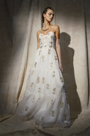 MOONSET MEDALLIONS DRESS AND GLOVES
