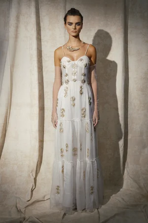 MOONSET MEDALLIONS DRESS AND GLOVES